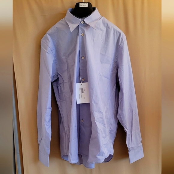 ACNE STUDIOS-Blue Button Shirt - Picture 1 of 6